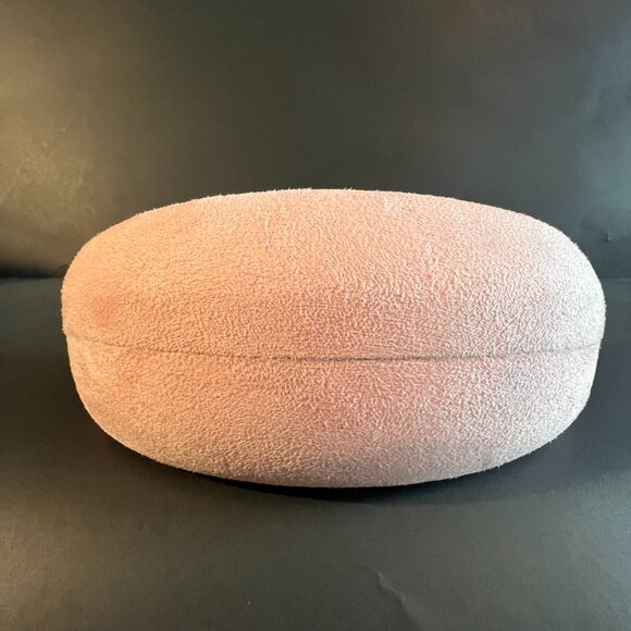 Simply Noelle Hard Sunglass Case Pink Velour EMPTY Black Interior Like New - Picture 3 of 4